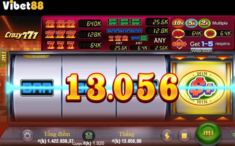 Những ưu điểm nổi bật của game Slot Điên Cuồng 777